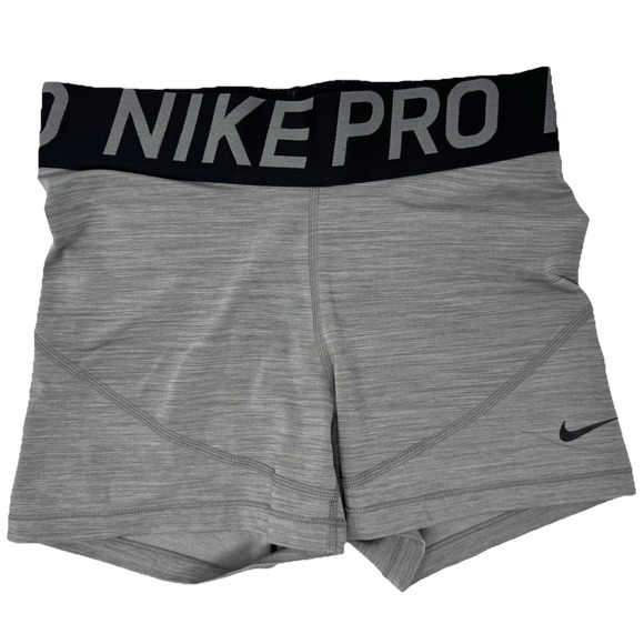 Nike Pants - Nike Pro Women Grey Small Athletic Shorts Dri-fit Running Sports